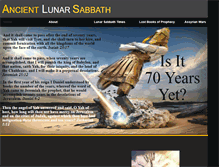 Tablet Screenshot of ancientlunarsabbath.com
